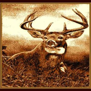 STAR Rug DESIGN 1108 Deer STAR Rug DESIGN 1108 Deer