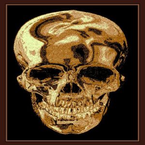 STAR Rug DESIGN Brown Skull STAR Rug DESIGN Brown Skull