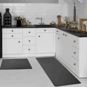 KITCHEN MATS Cushioned Anti Fatigue 2 PC Set Design K13 KITCHEN MATS Cushioned Anti Fatigue 2 PC Set Design K13