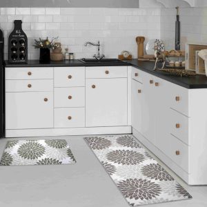 KITCHEN MATS Cushioned Anti Fatigue 2 PC Set Design K2 KITCHEN MATS Cushioned Anti Fatigue 2 PC Set Design K2