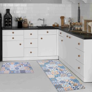 KITCHEN MATS Cushioned Anti Fatigue 2 PC Set Design K4 KITCHEN MATS Cushioned Anti Fatigue 2 PC Set Design K4