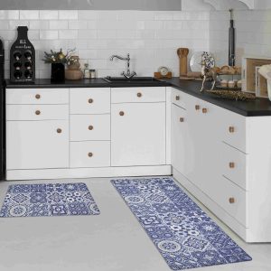 KITCHEN MATS Cushioned Anti Fatigue 2 PC Set Design K5 KITCHEN MATS Cushioned Anti Fatigue 2 PC Set Design K5