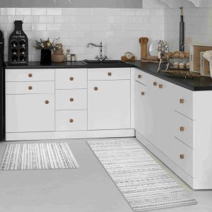 KITCHEN MATS Cushioned Anti Fatigue 2 PC Set Design K7 KITCHEN MATS Cushioned Anti Fatigue 2 PC Set Design K7