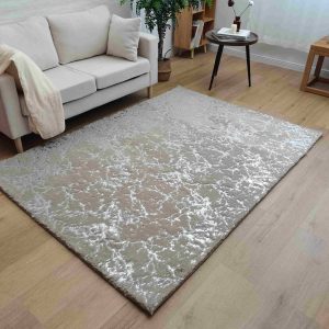 TIMMY-S SHAGGY Rug TD3396-B13-DK.BEIGE+SILVER TIMMY-S SHAGGY Rug TD3396-B13-DK.BEIGE+SILVER