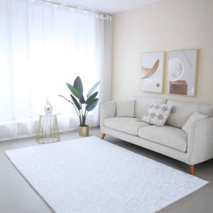 TIMMY-S SHAGGY Rug White-Silver TIMMY-S SHAGGY Rug White-Silver