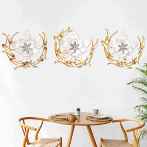 Metal Wall Art Decor Sculpture Set Design W362 Metal Wall Art Decor Sculpture Set Design W362