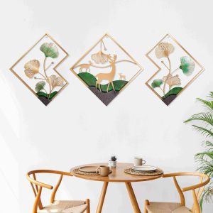 Metal Wall Art Decor Sculpture Set Design XS018 Metal Wall Art Decor Sculpture Set Design XS018