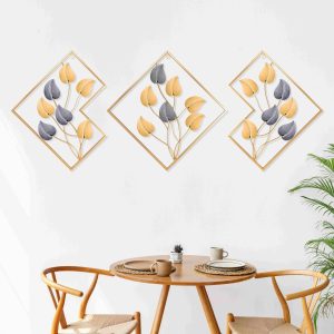 Metal Wall Art Decor Sculpture Set Design XW2211-6 Metal Wall Art Decor Sculpture Set Design XW2211-6